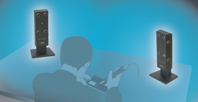 An advanced model of SMART TRINC that provides powerful and precise air-less ionizing across the entire workspace, including the operator.