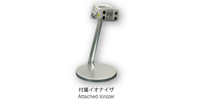 Powerful ionizer for improved dust removal