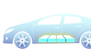 Dust is removed at several necessary locations on the vehicle battery production line